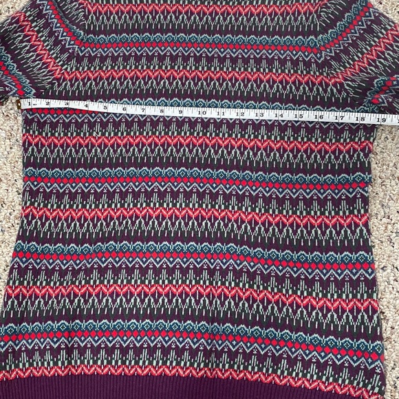 L.L. Bean Cotton/Cashmere Blend Fair-isle Knit Sweater - Picture 5 of 7